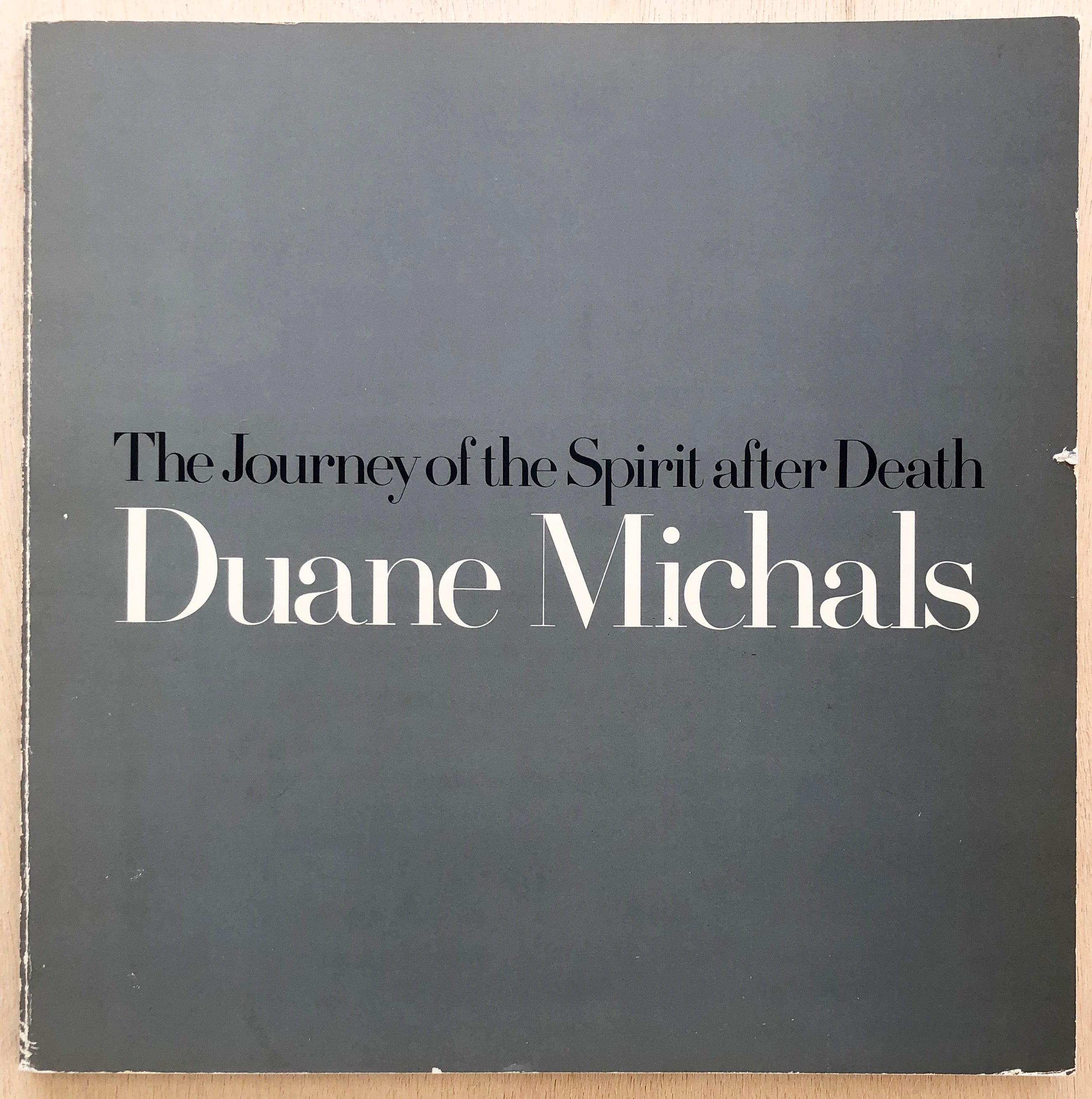 THE JOURNEY OF THE SPIRIT AFTER DEATH by Duane Michals (Inscribed asso ...