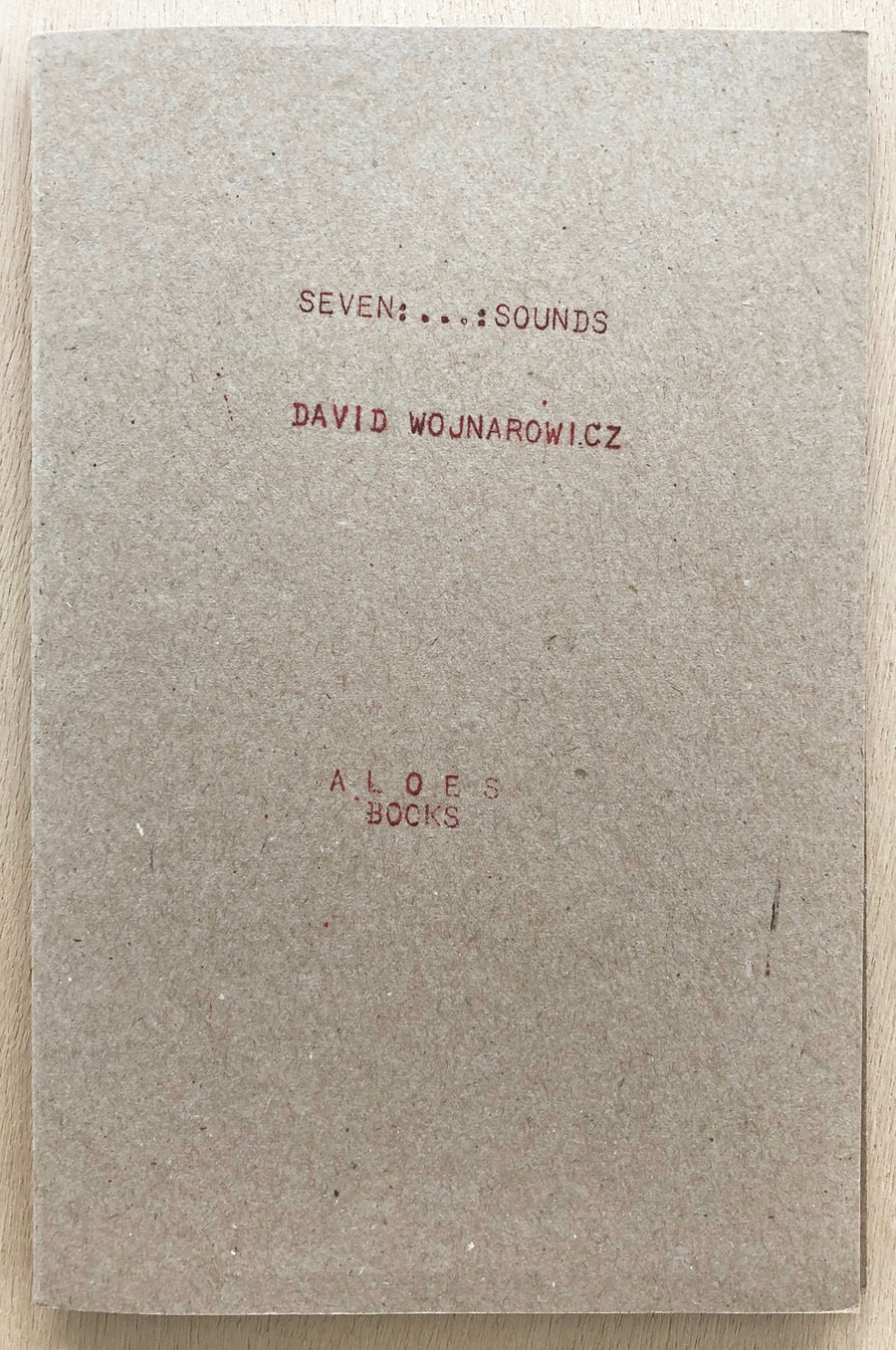 SEVEN SOUNDS  by David Wojnarowicz