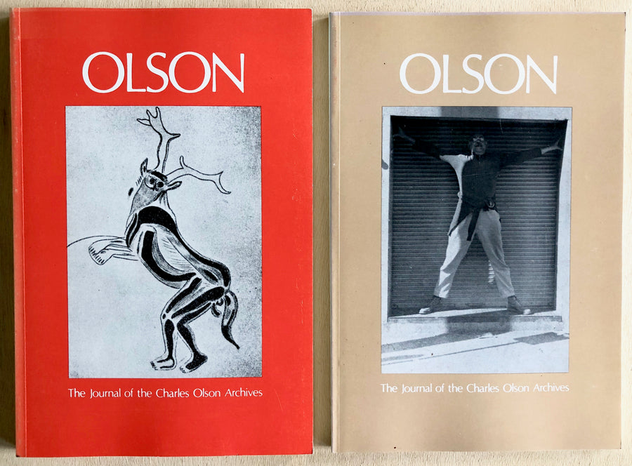 OLSON: THE JOURNAL OF THE CHARLES OLSON ARCHIVES (COMPLETE SET, VOLS. 1-10) edited by George F. Butterick