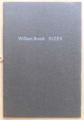 SIZES by William Bronk