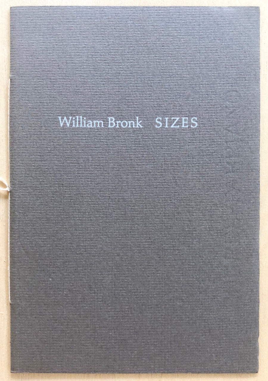 SIZES by William Bronk