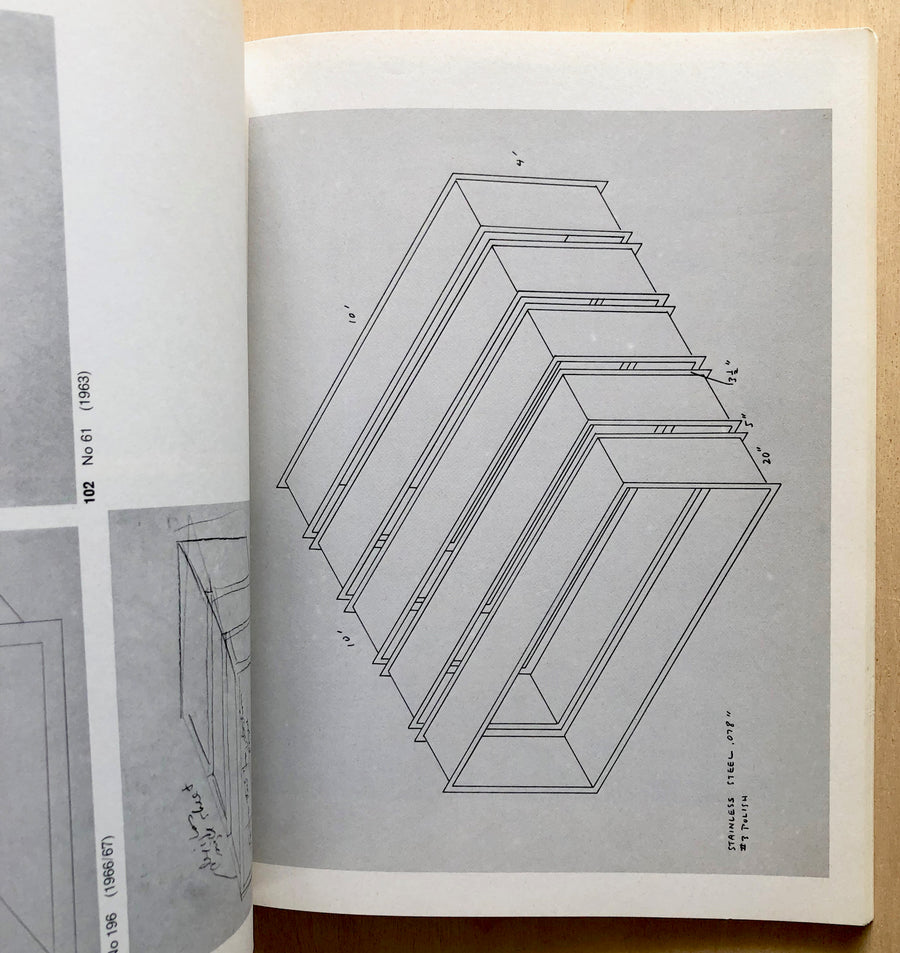 DONALD JUDD: ZEICHNUNGEN / DRAWINGS 1956-1976 with an introduction by Dieter Koepplin