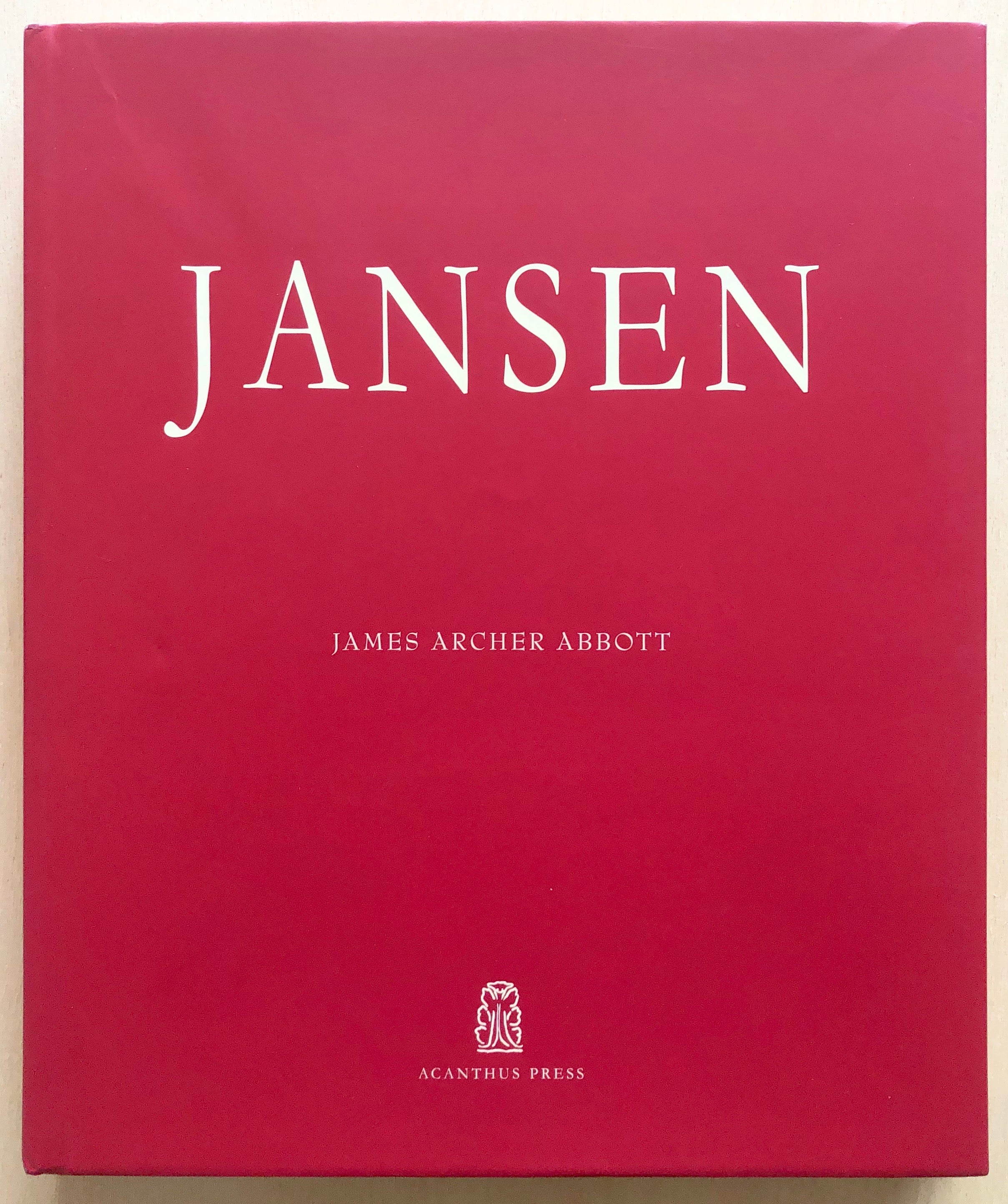 JANSEN FURNITURE edited by Mitchell Owens, text by James Archer Abbott ...