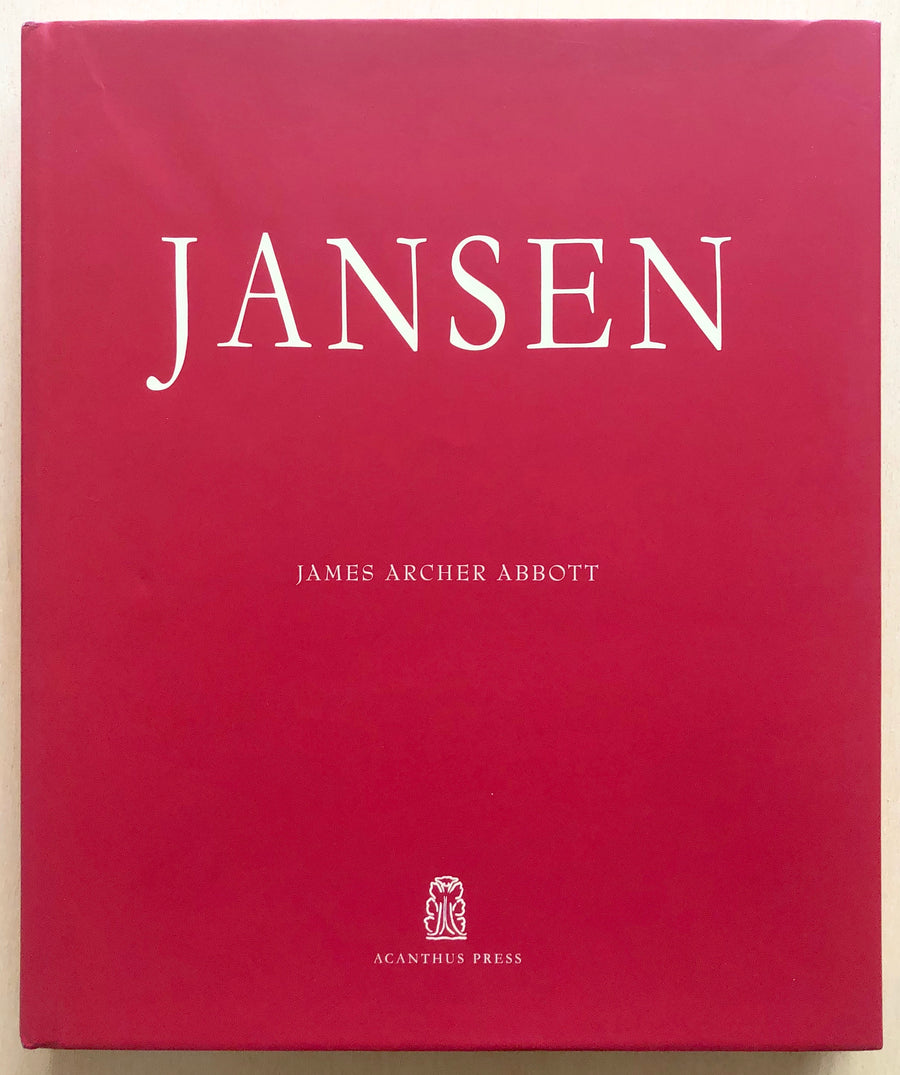 JANSEN FURNITURE edited by Mitchell Owens, text by James Archer Abbott