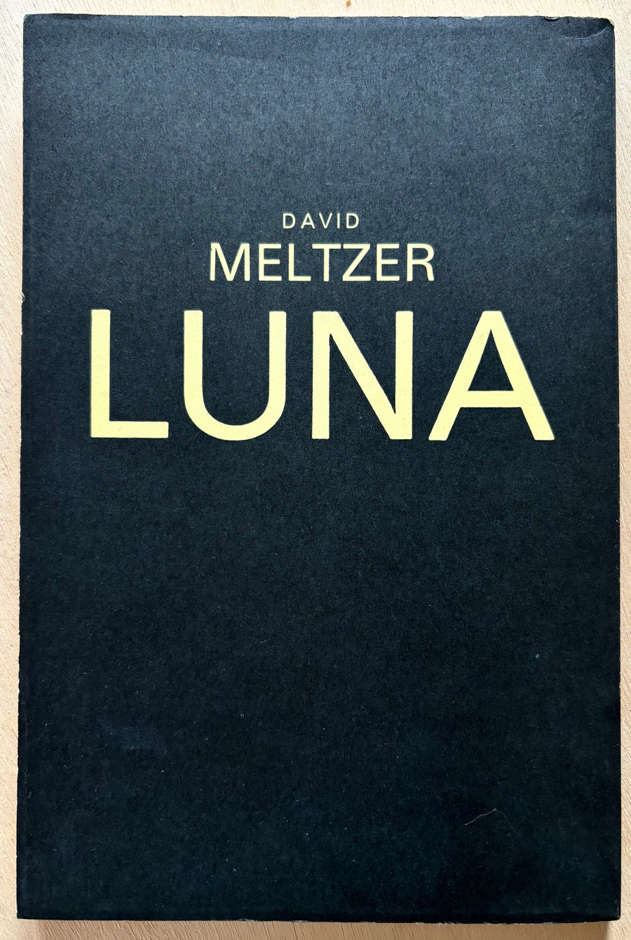 LUNA by David Meltzer (cover illustration by Wallace Berman)