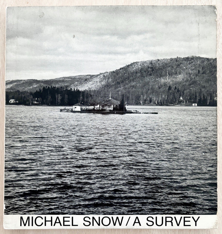 MICHAEL SNOW: A SURVEY with texts by Robert Fulford, Dennis Young, Richard Foreman, and P. Adams Sitney (SIGNED by Snow)