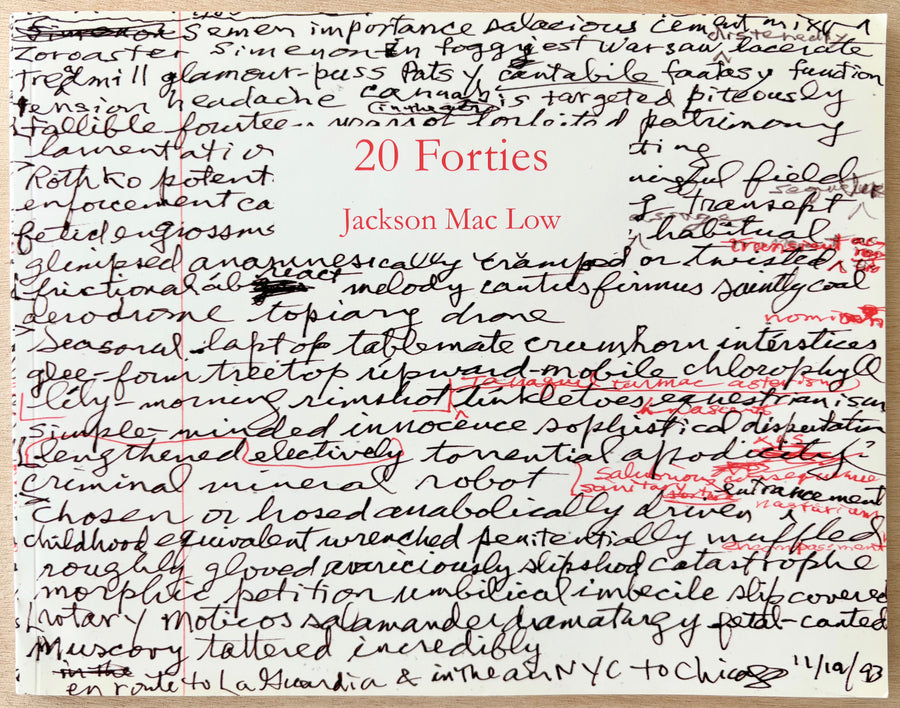 20 FORTIES by Jackson Mac Low