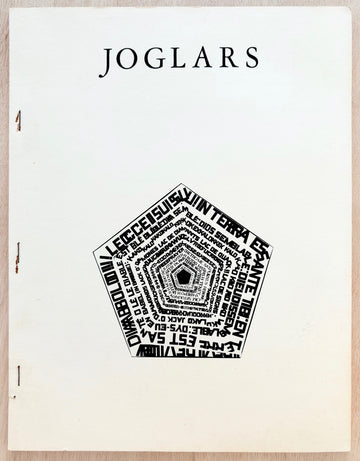 JOGLARS: VOL. 1, NO. 3  edited by Clark Coolidge