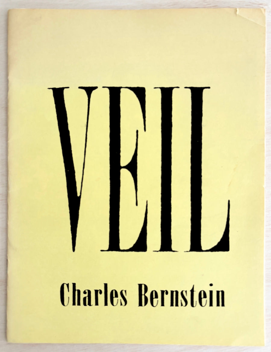 VEIL by Charles Bernstein