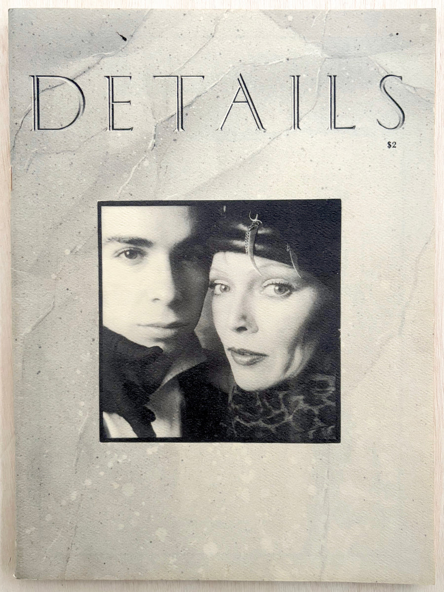 DETAILS MAGAZINE, VOL. 1, NO. 7,  MARCH 1983, edited by Annie Flanders