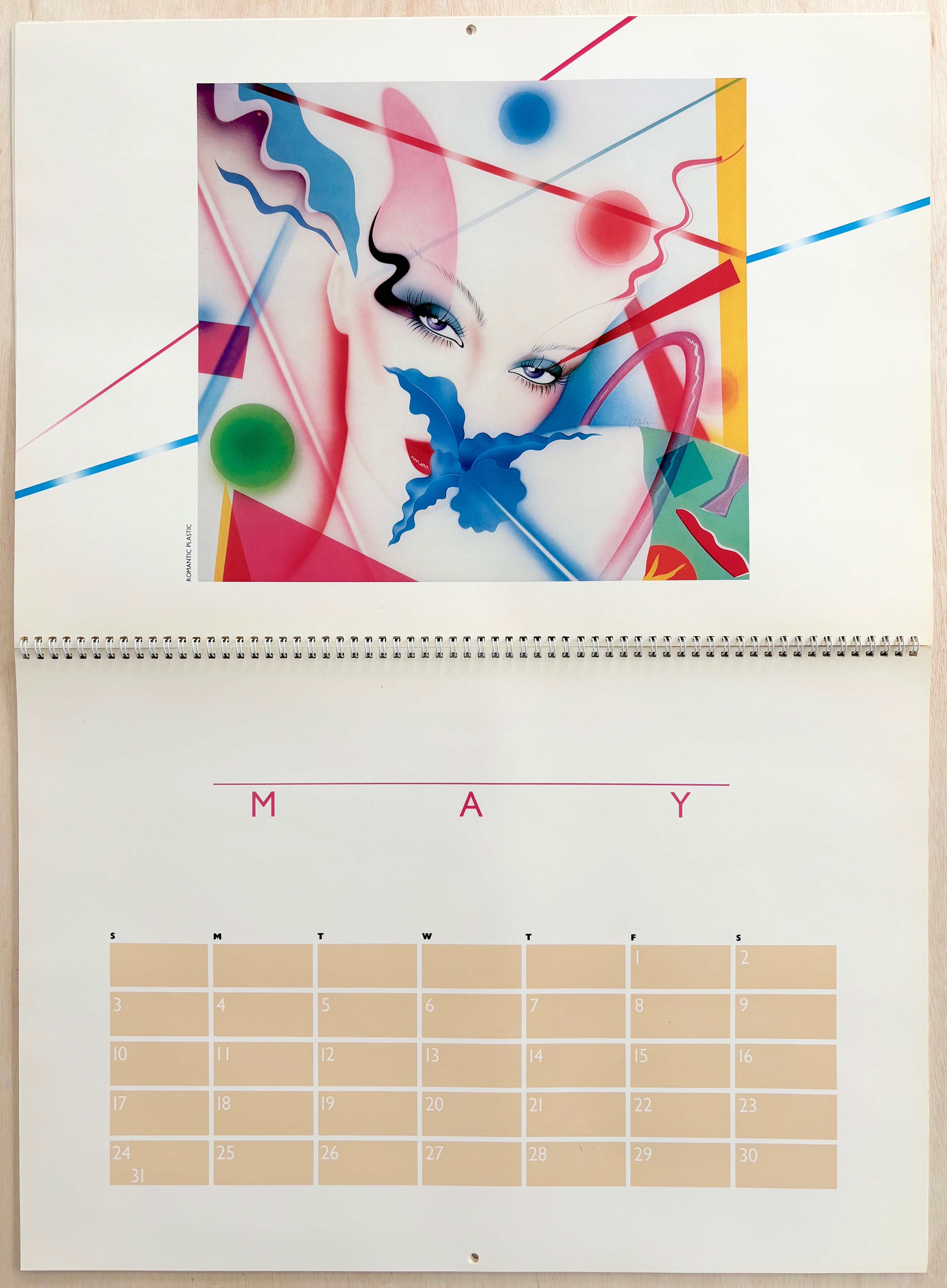 PATER SATO: 1981 CALENDAR published by Paper Moon Graphics 