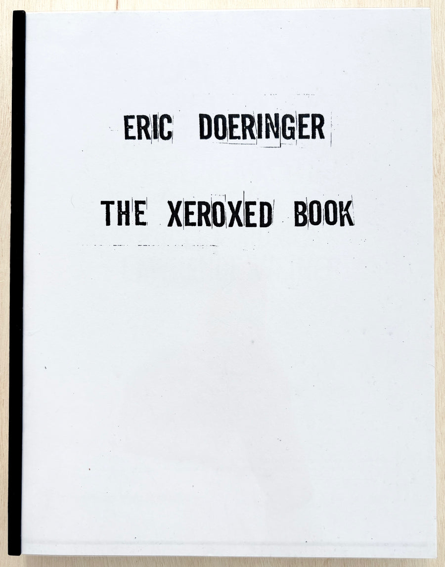 THE XEROXED BOOK by Eric Doeringer