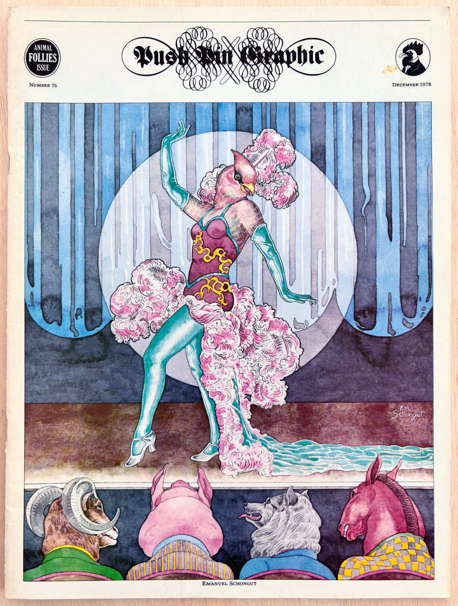 PUSH PIN GRAPHIC, NUMBER 76, DECEMBER 1978 (ANIMAL FOLLIES ISSUE)