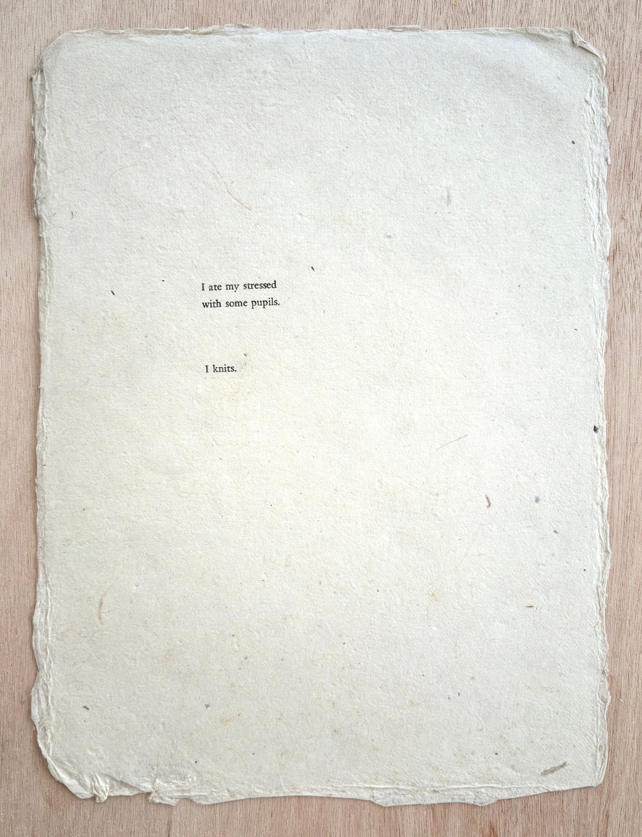 HA: A PORTFOLIO OF LAUGHS by Bert Intestine (Kyle Void) Ltd. to 50 numbered copies