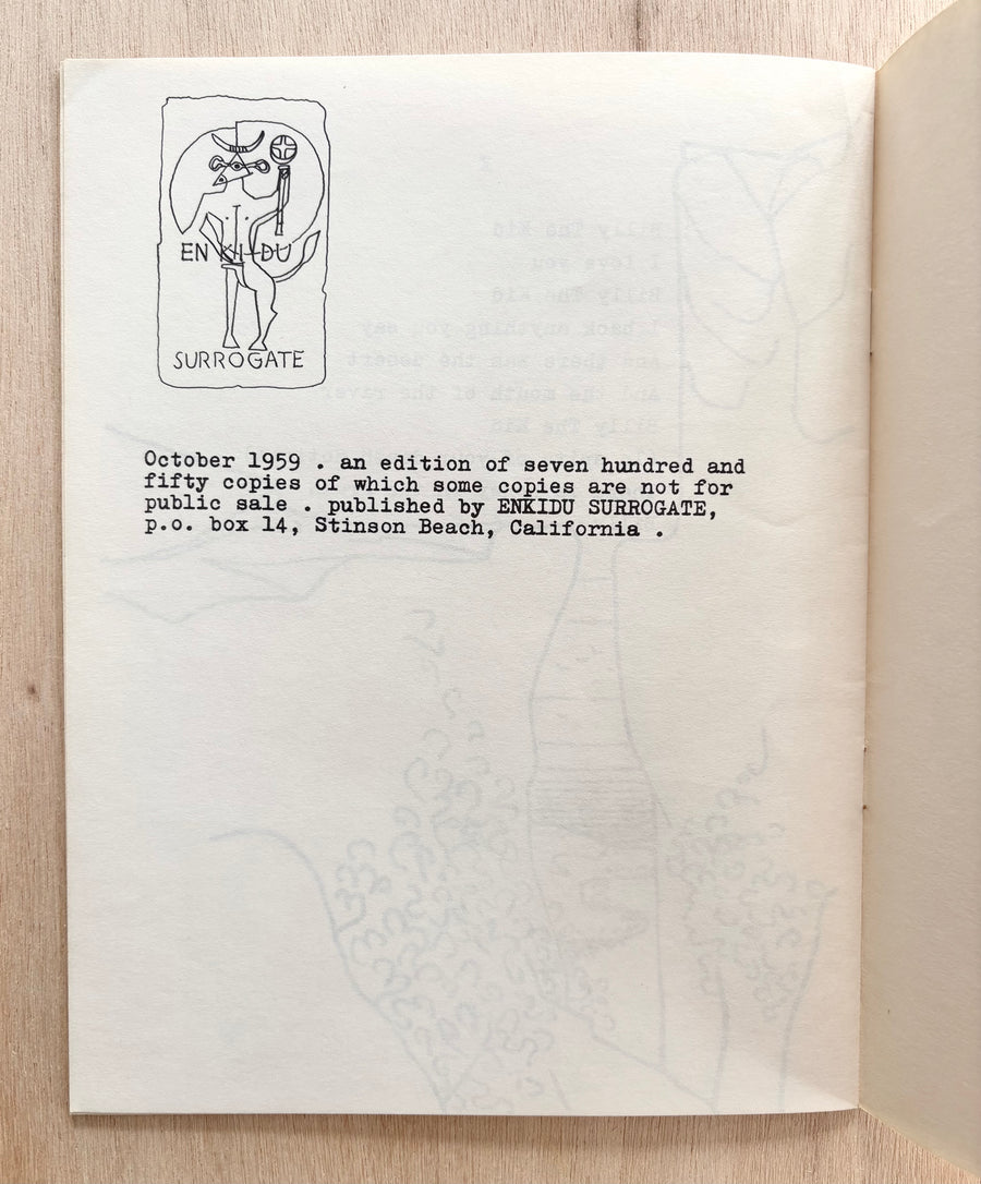 BILLY THE KID, by Jack Spicer, Illustrated by Jess