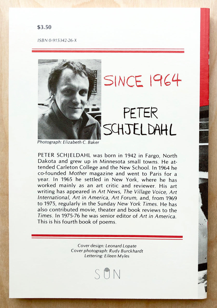 SINCE 1964 NEW & SELECTED POEMS by Peter Schjeldahl