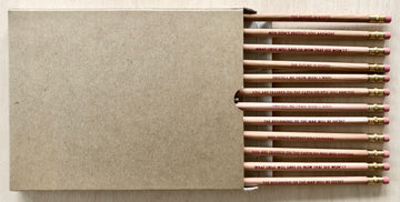 SURVIVAL SERIES, 1991 PENCIL SET MULTIPLE by Jenny Holzer