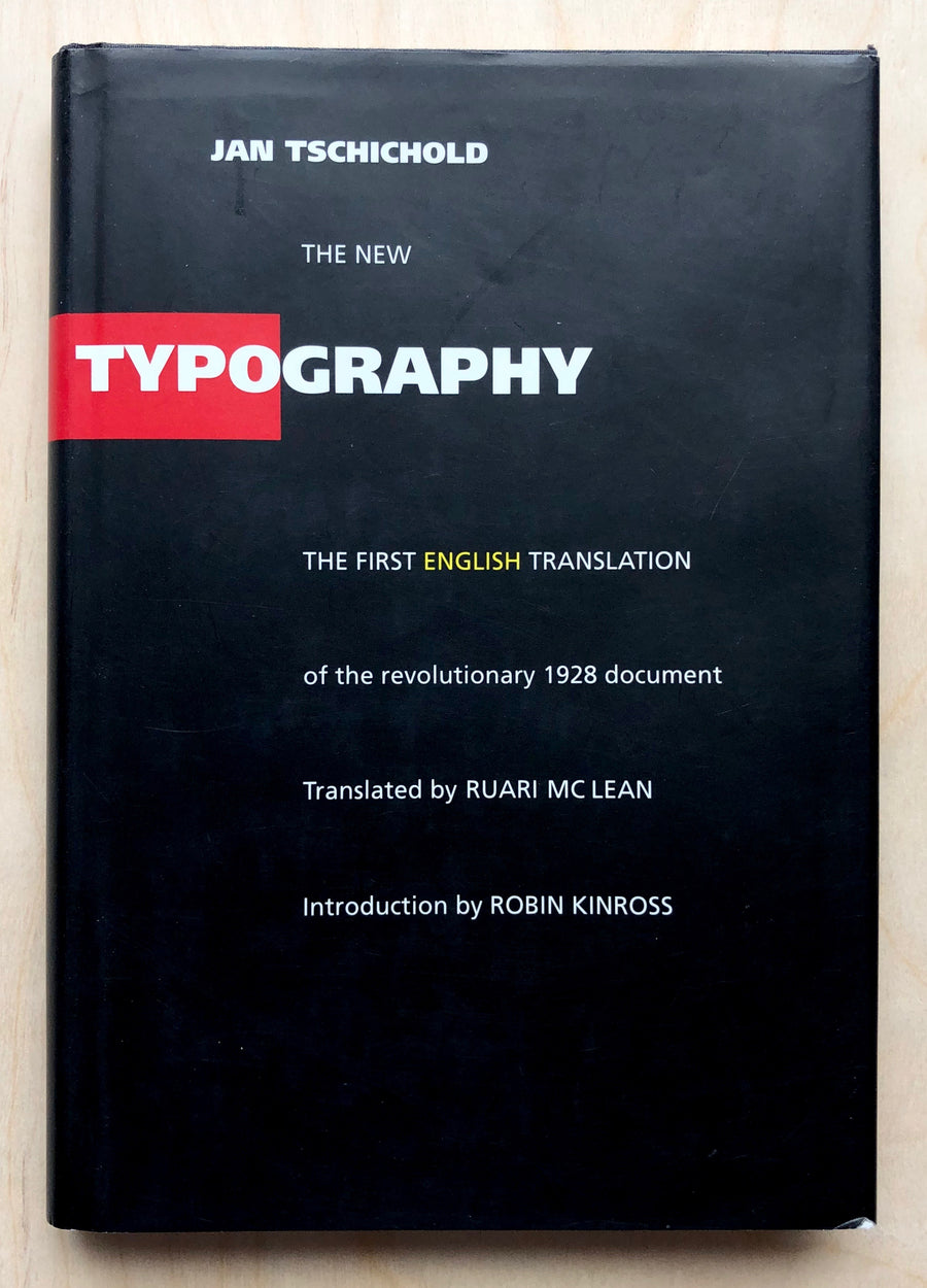 THE NEW TYPOGRAPHY by Jan Tschichold