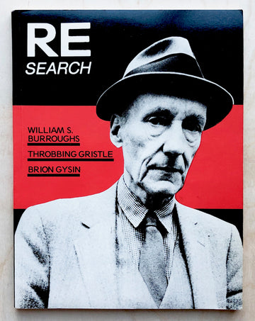 RE/SEARCH # 4/5 edited by V. Vale, including work by William S. Burroughs, Throbbing Gristle and Brion Gysin