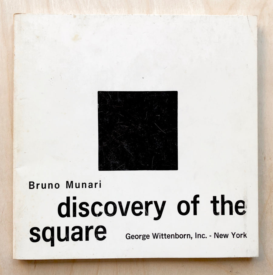 DISCOVERY OF THE SQUARE by Bruno Munari