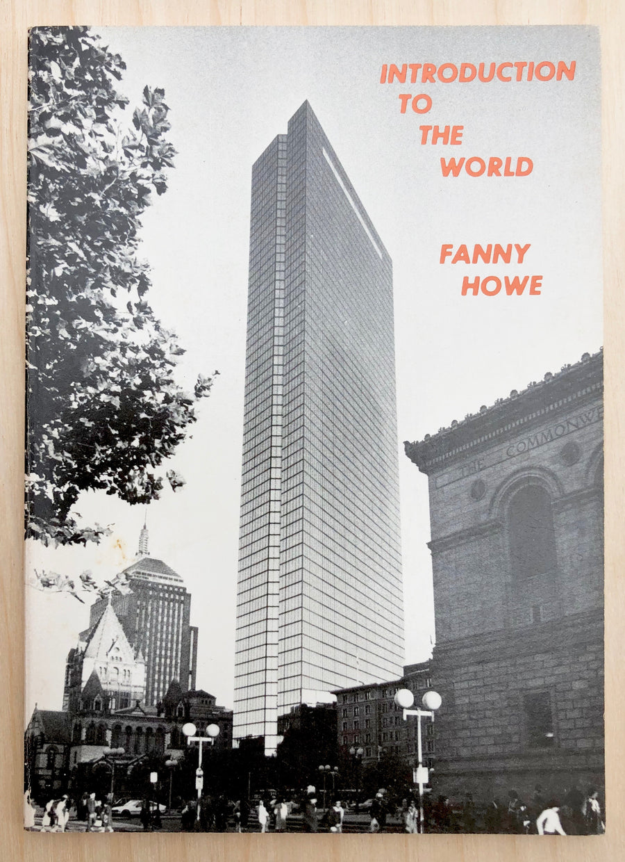 INTRODUCTION TO THE WORLD by Fanny Howe (Inscribed to fellow poet David Giannini)