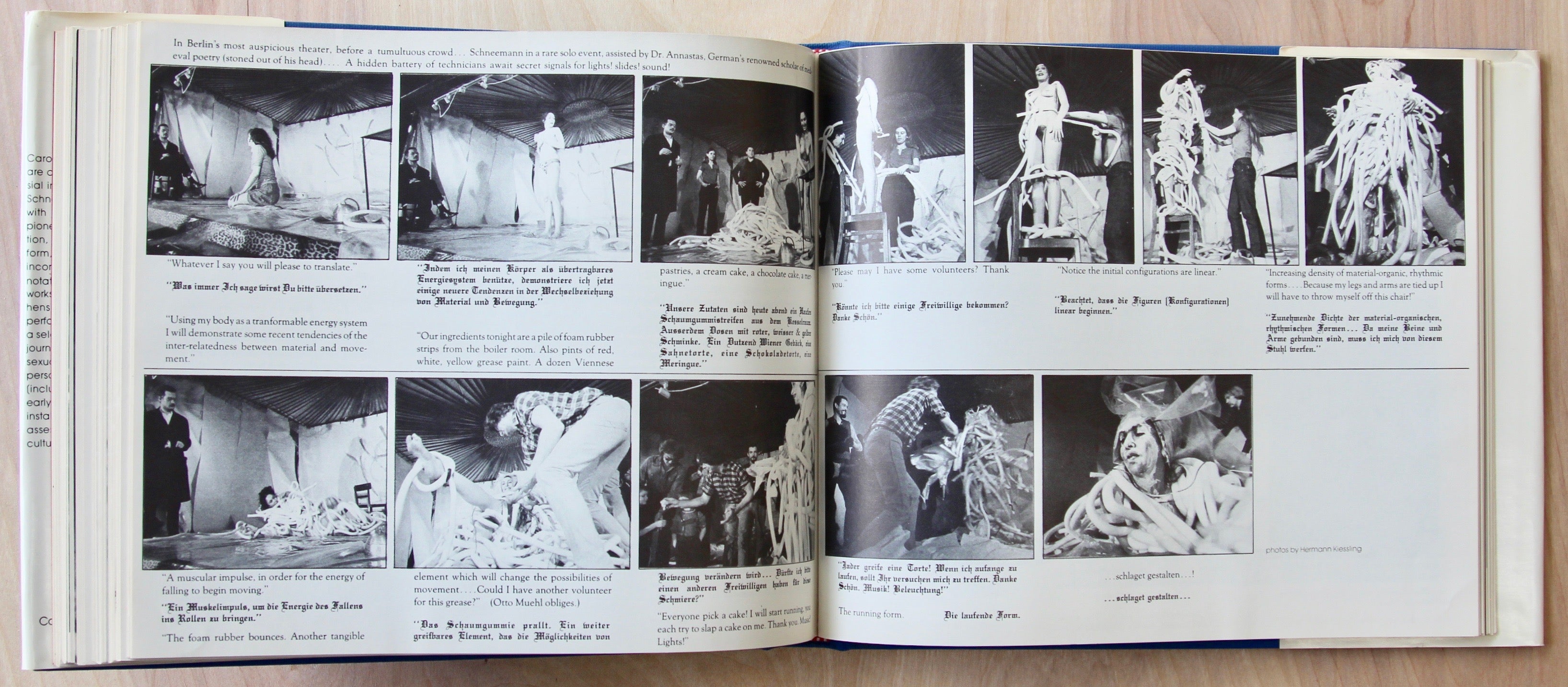 MORE THAN MEAT JOY by Carolee Schneemann (Inscribed) Familiar Trees