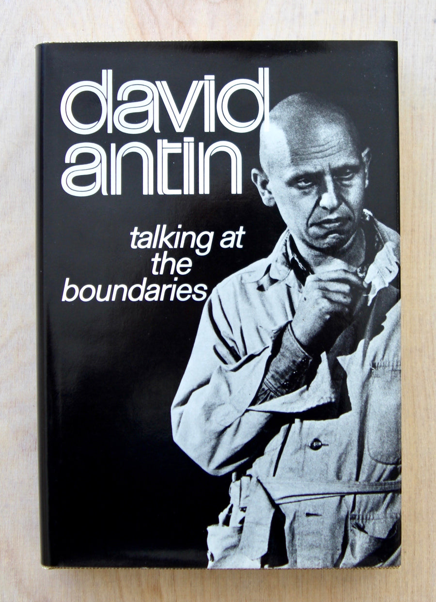 TALKING AT THE BOUNDARIES by David Antin
