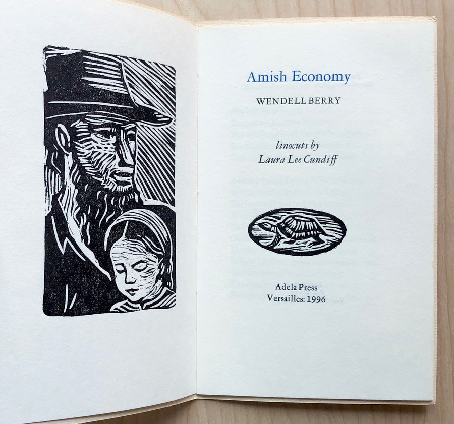 AMISH ECONOMY by Wendell Berry