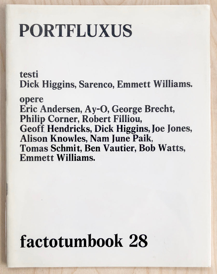PORTFLUXUS: FACTOTUMBOOK 28