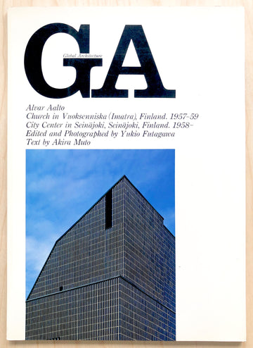 GA / GLOBAL ARCHITECTURE #16: ALVAR AALTO, CHURCH IN VUOKSENNISKA (IMATRA), FINLAND. 1957-59 / CITY CENTER IN SEINÄJOKI, FINLAND 1958-,  edited and photographed by Yukio Futagawa, text by Akira Muto
